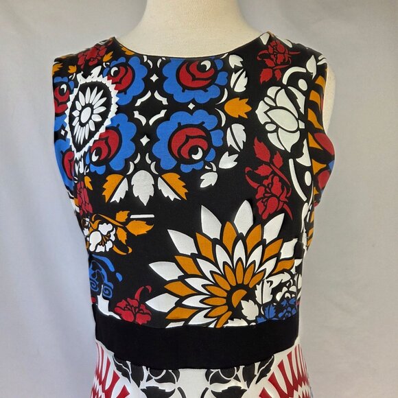 Desigual Vest Bianca Sleeveless Multicolor Floral Print Dress XL - Picture 4 of 16